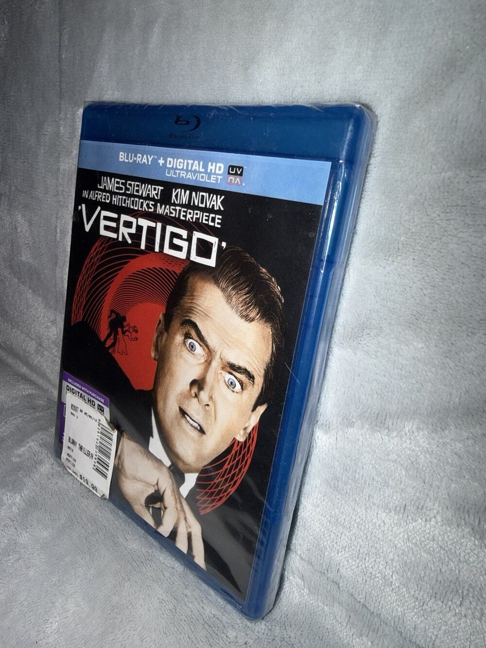 Vertigo (Blu-ray, 1958) starring James Stewart Alfred Hitchcock masterpiece